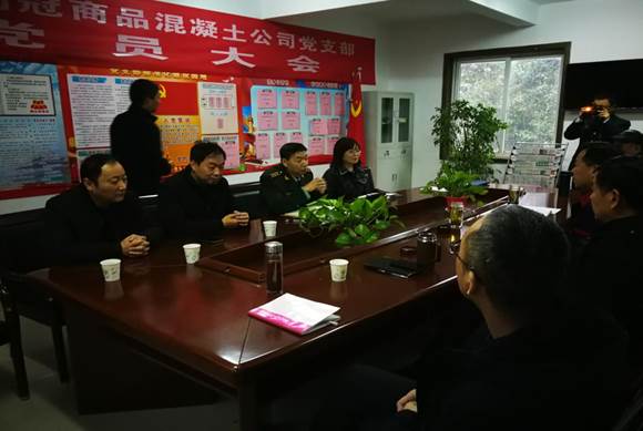 銅官區(qū)區(qū)委常委、人武部到商品混凝土公司開展專項督導(dǎo)工作